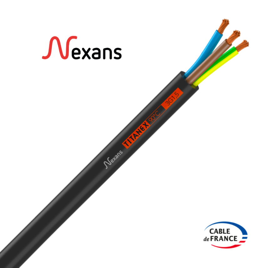 Nexans H07RN-F TITANEX 3G1.5 C100m